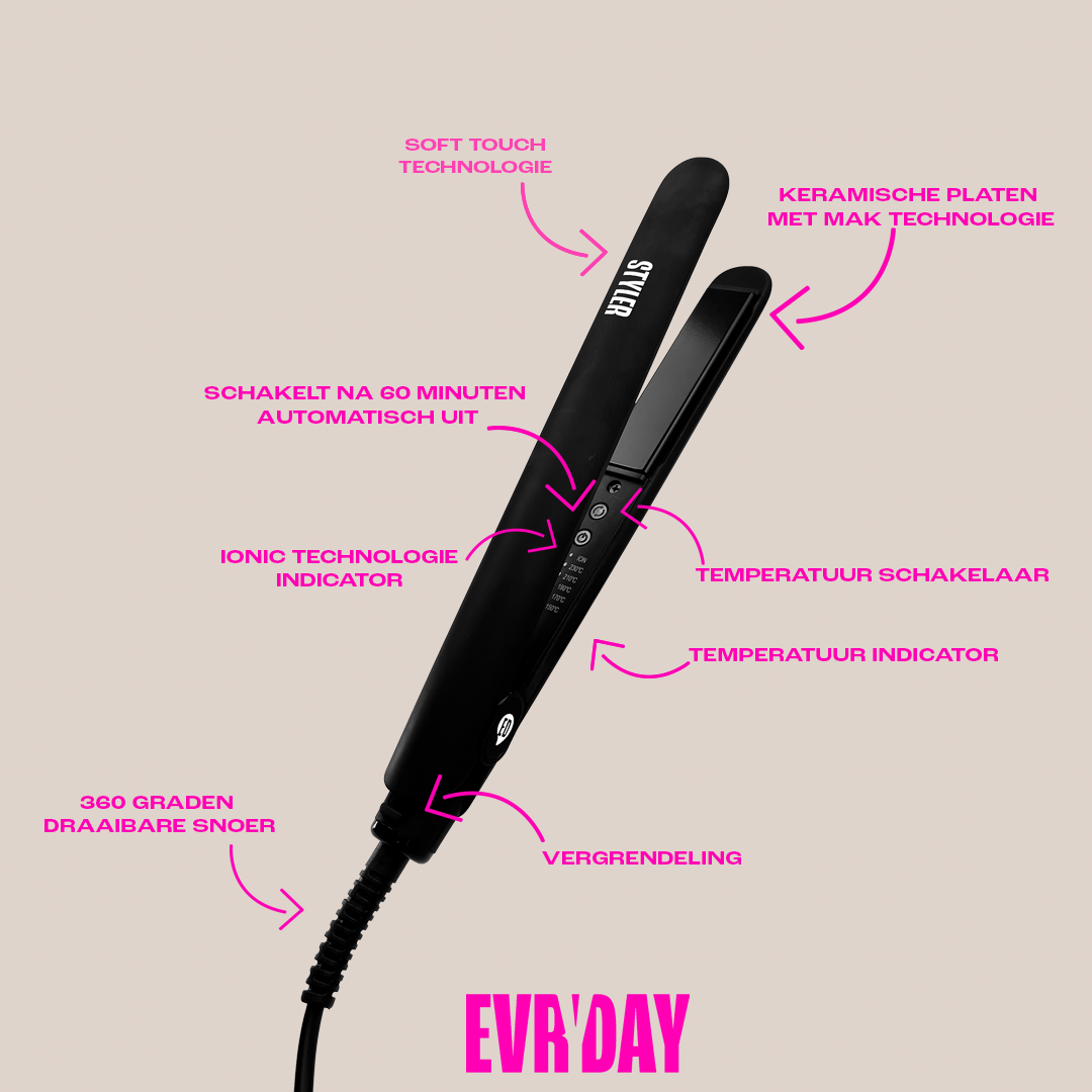 Evryday STYLER + Gratis Travel Bag