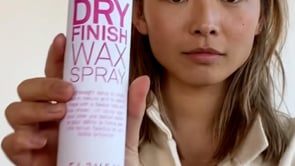 ELEVEN Australia Dry Finish Wax Spray How to video by Yan Yan Chan 