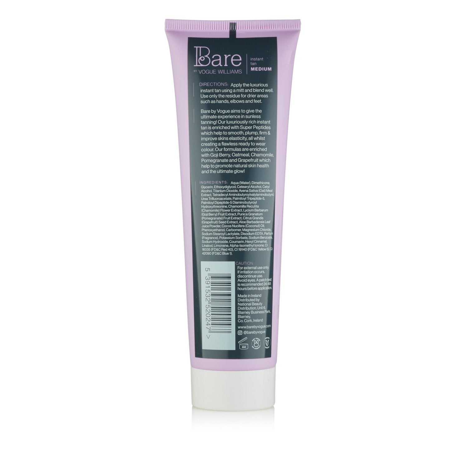 Bare by Vogue Instant Tan Medium Ingredienten