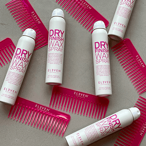 Dry Finish Wax Spray + Free Neon Pink Comb