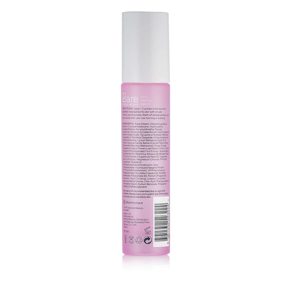 Bare by Vogue Face Tanning Serum medium ingredienten